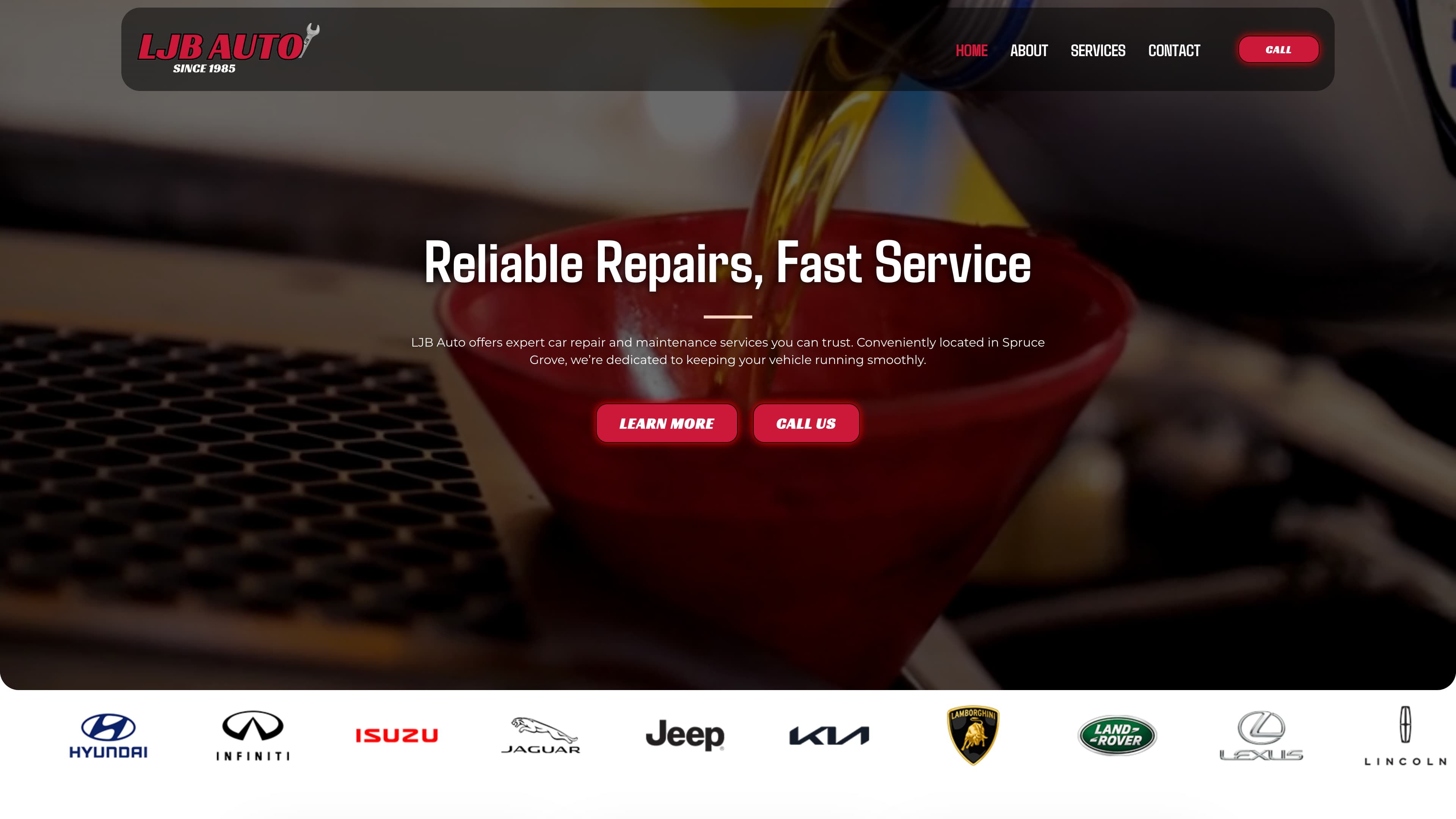 LJB Auto — Web + Brand