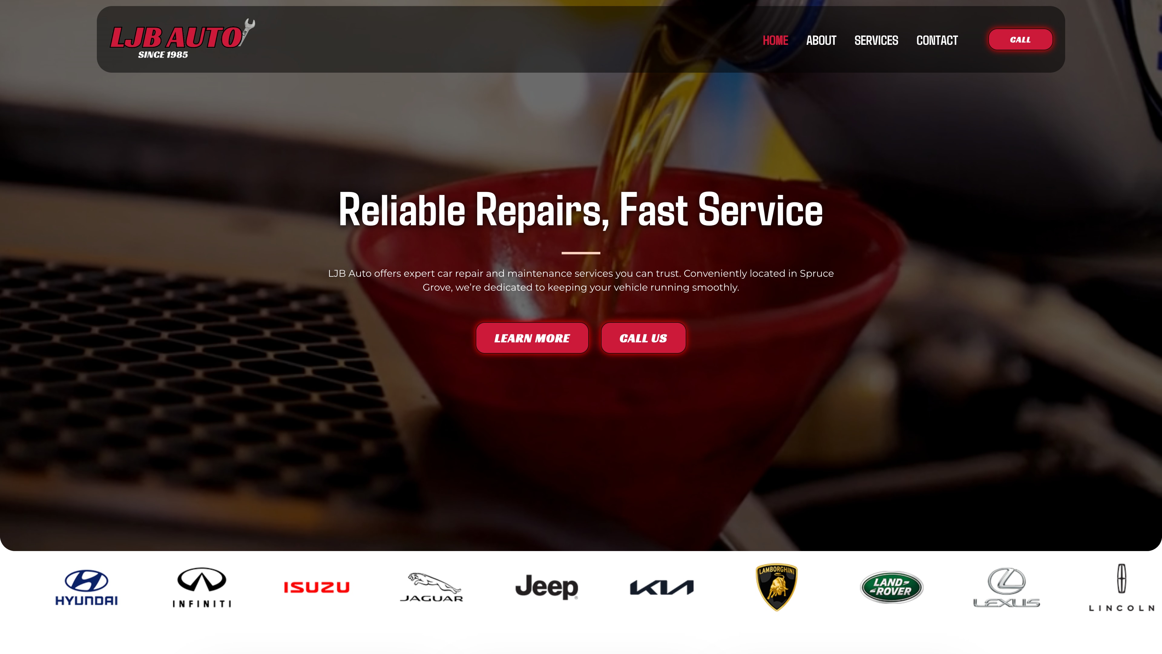 LJB Auto — Web + Brand